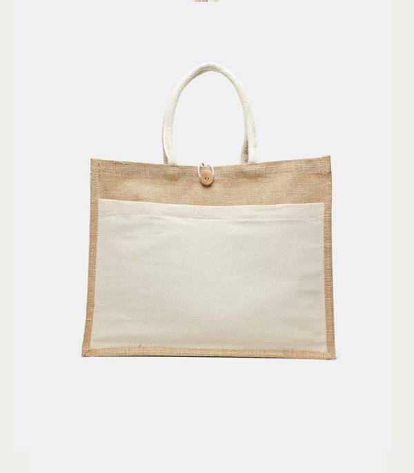 Juco Bag with Canvas