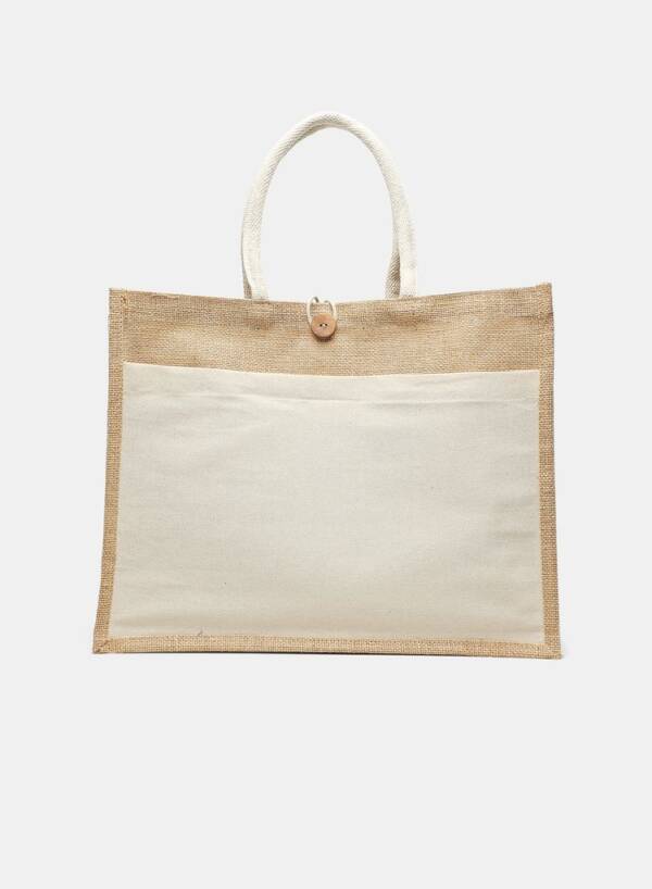 Juco Bag with Canvas - Image 3